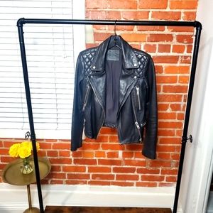 AllSaints Bleeker Leather Biker Jacket